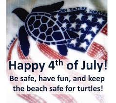 Happy 4th! Four New Sea Turtle Nests and a Firecracker Mama!